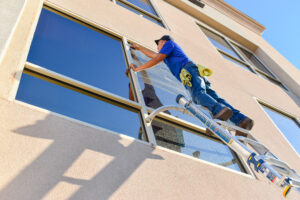 DSS Stu Commercial 2nd floor window clean